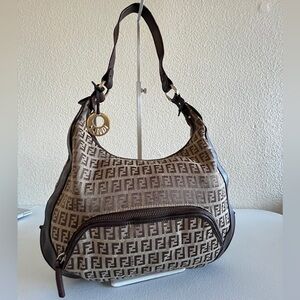 Fendi zucchini hobo bag